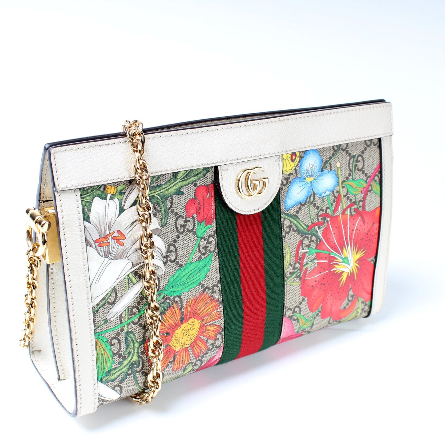 503877 GG Supreme Flora Ophidia Small Chain lbcase