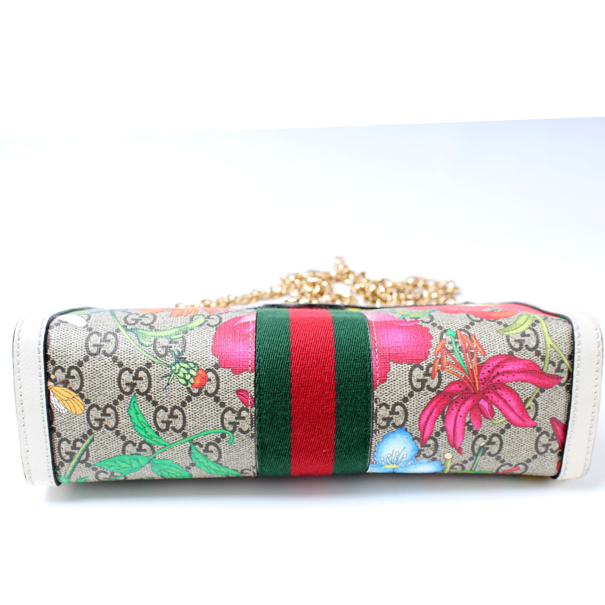 503877 GG Supreme Flora Ophidia Small Chain lbcase