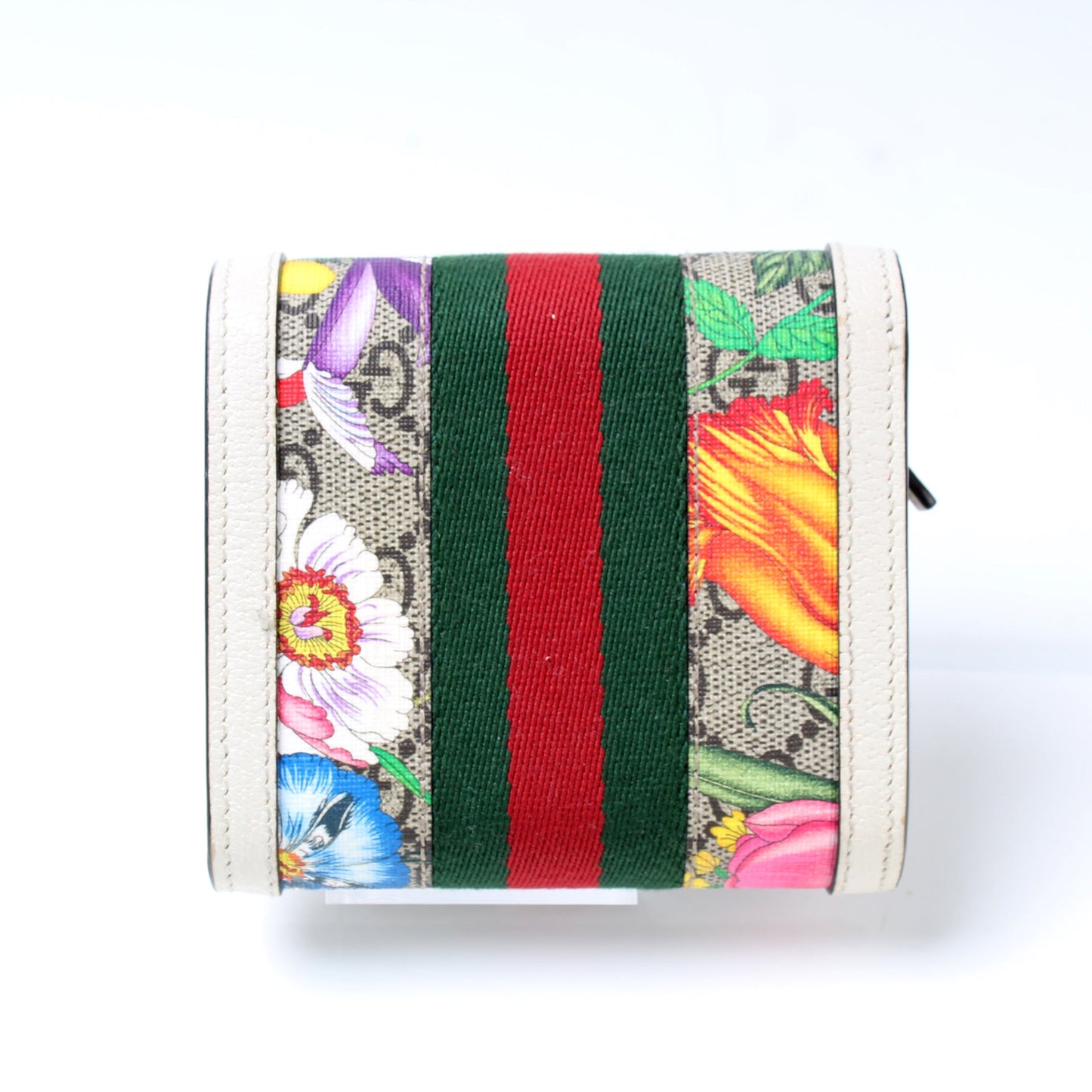 598662 Ophidia GG Flora Card Case Wallet lbcase