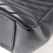 Chevron Monogram Leather Tote