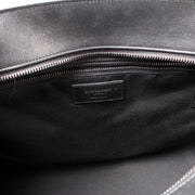 Chevron Monogram Leather Tote