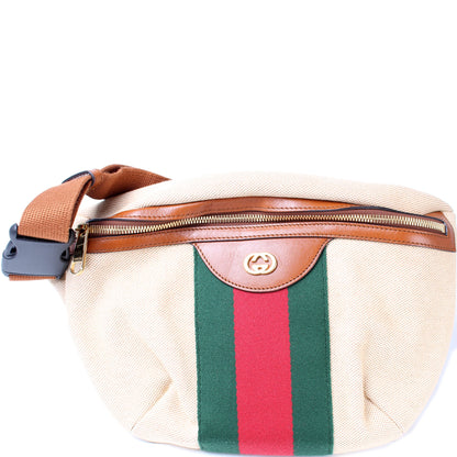 575082 Vintage Canvas Web Belt Bag lbcase