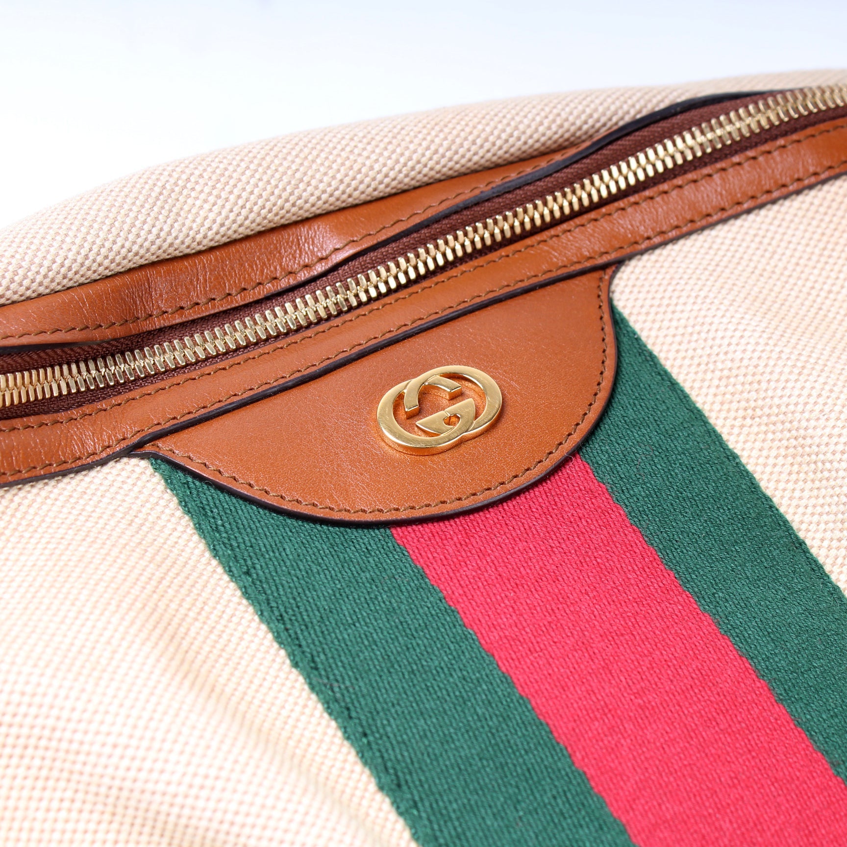 575082 Vintage Canvas Web Belt Bag lbcase
