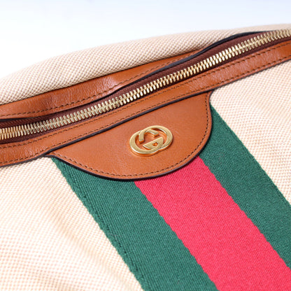575082 Vintage Canvas Web Belt Bag lbcase