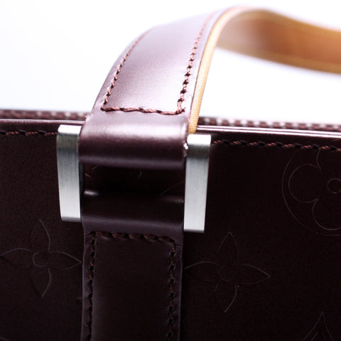 Stockton Monogram Matte Leather