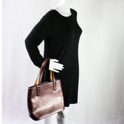 Stockton Monogram Matte Leather