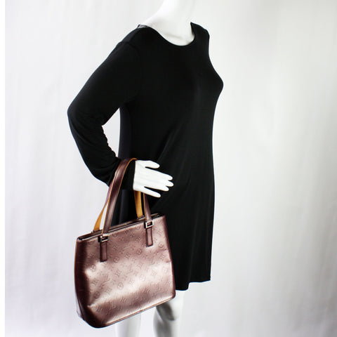 Stockton Monogram Matte Leather