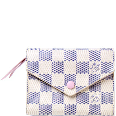 Victorine Wallet Damier Azur