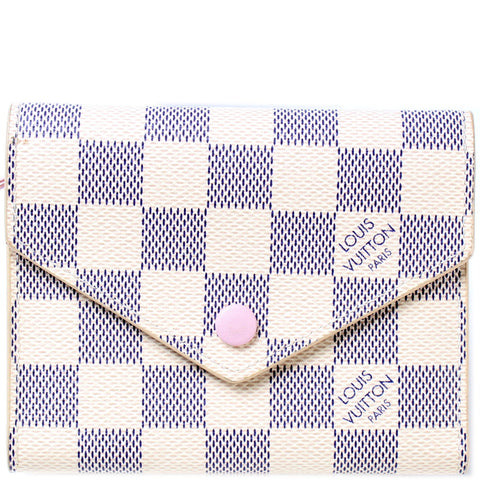 Victorine Wallet Damier Azur
