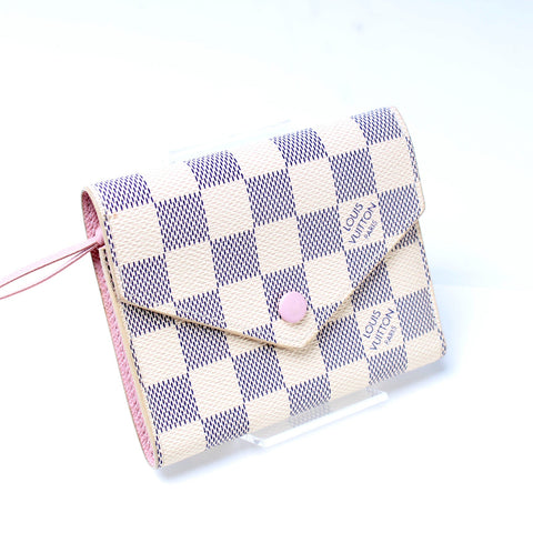 Victorine Wallet Damier Azur