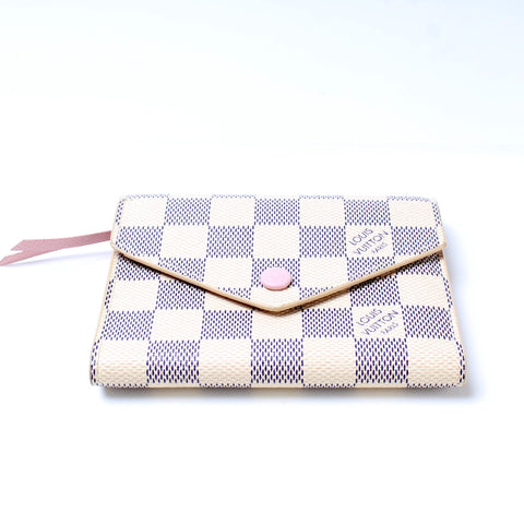 Victorine Wallet Damier Azur