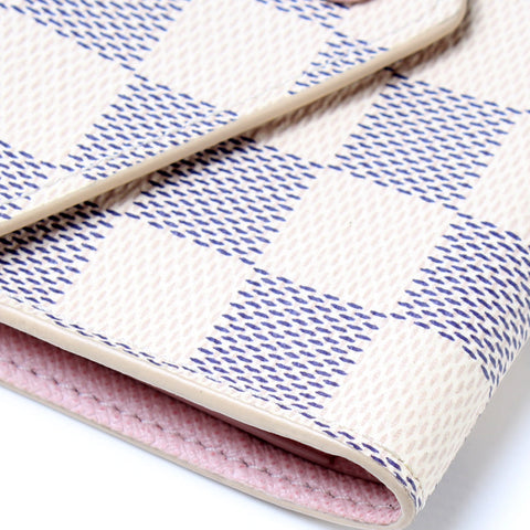 Victorine Wallet Damier Azur