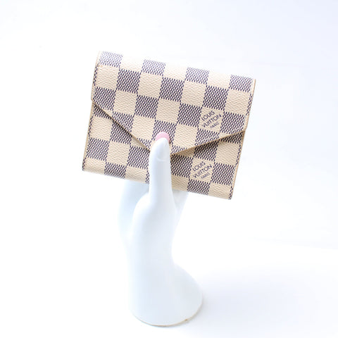 Victorine Wallet Damier Azur