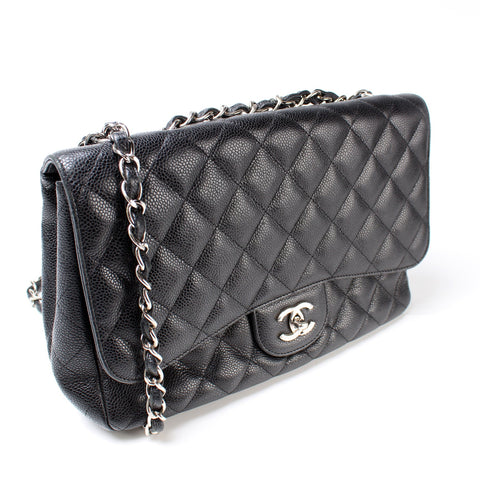 Classic Flap Jumbo Caviar 13M
