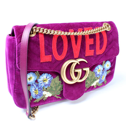 443496 Marmont Medium Velvet lbcase