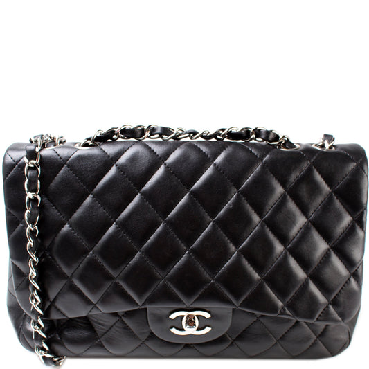 Classic Flap Jumbo Lambskin 12M