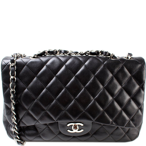 Classic Flap Jumbo Lambskin 12M