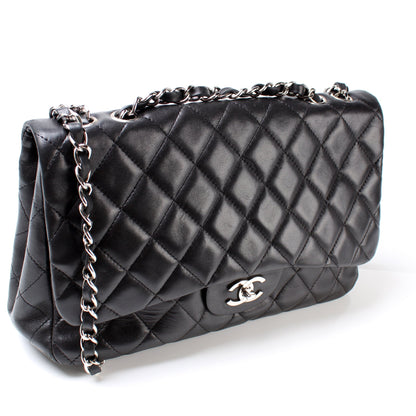Classic Flap Jumbo Lambskin 12M