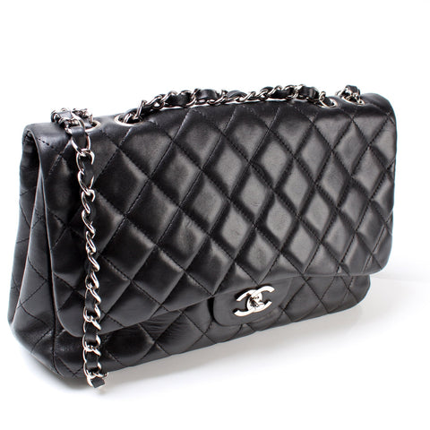 Classic Flap Jumbo Lambskin 12M