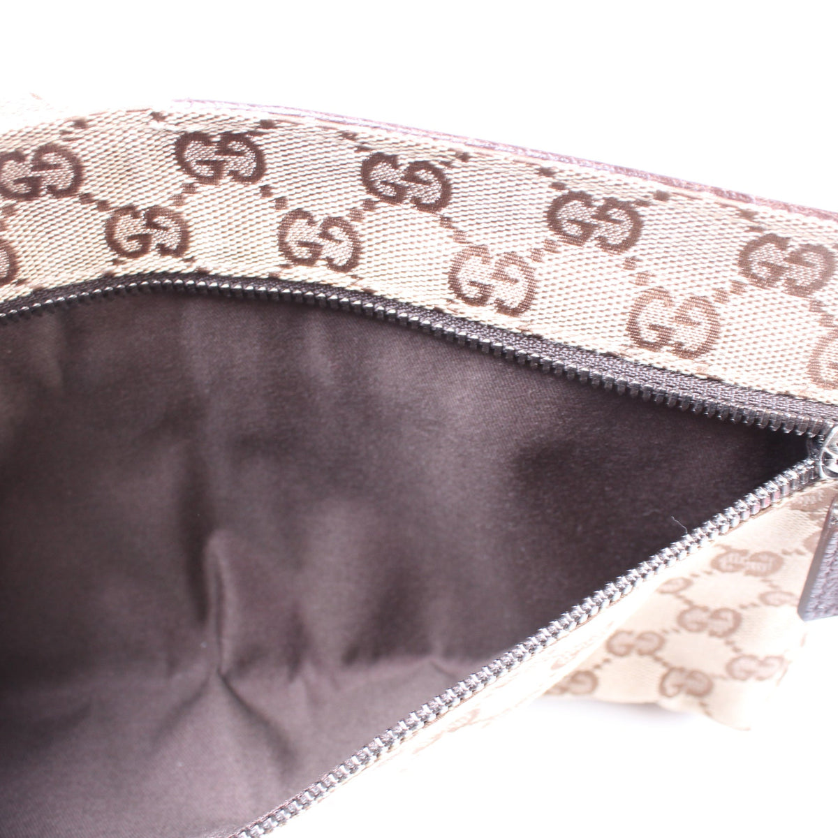 28566 GG Canvas Waist Bag lbcase