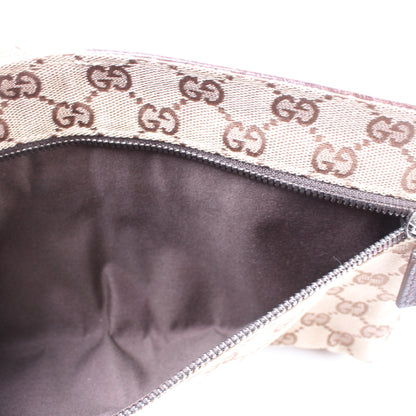 28566 GG Canvas Waist Bag lbcase