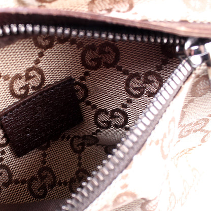 28566 GG Canvas Waist Bag lbcase