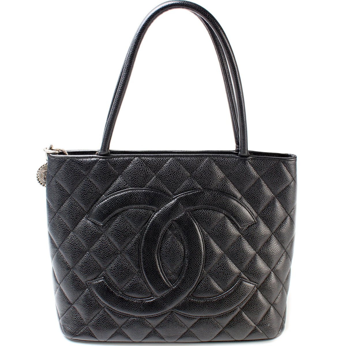 Medallion Tote Caviar 6M