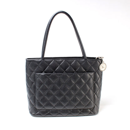 Medallion Tote Caviar 6M