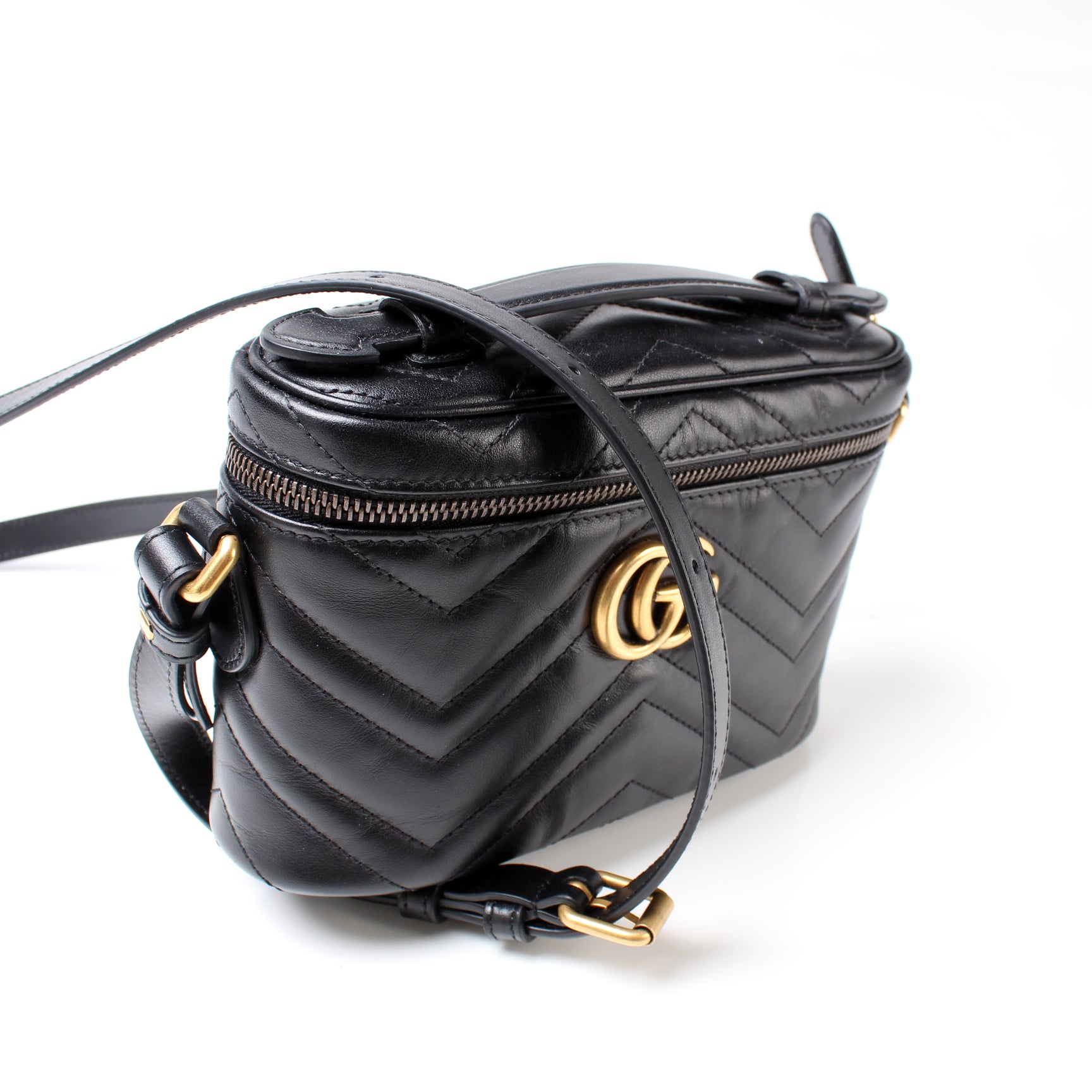 672253 GG Marmont Mini Bag lbcase