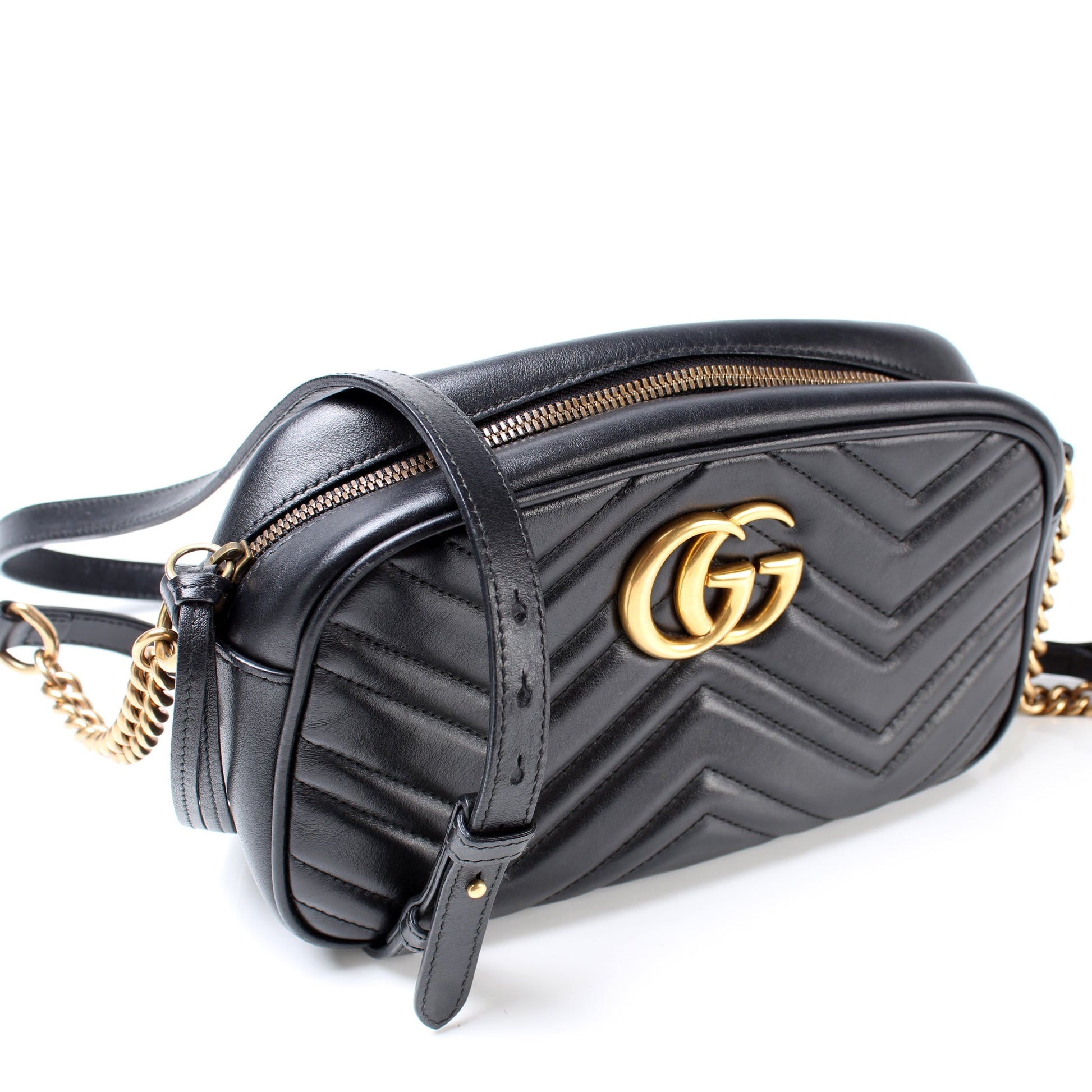 447632 Marmont Small Leather Camera Bag lbcase