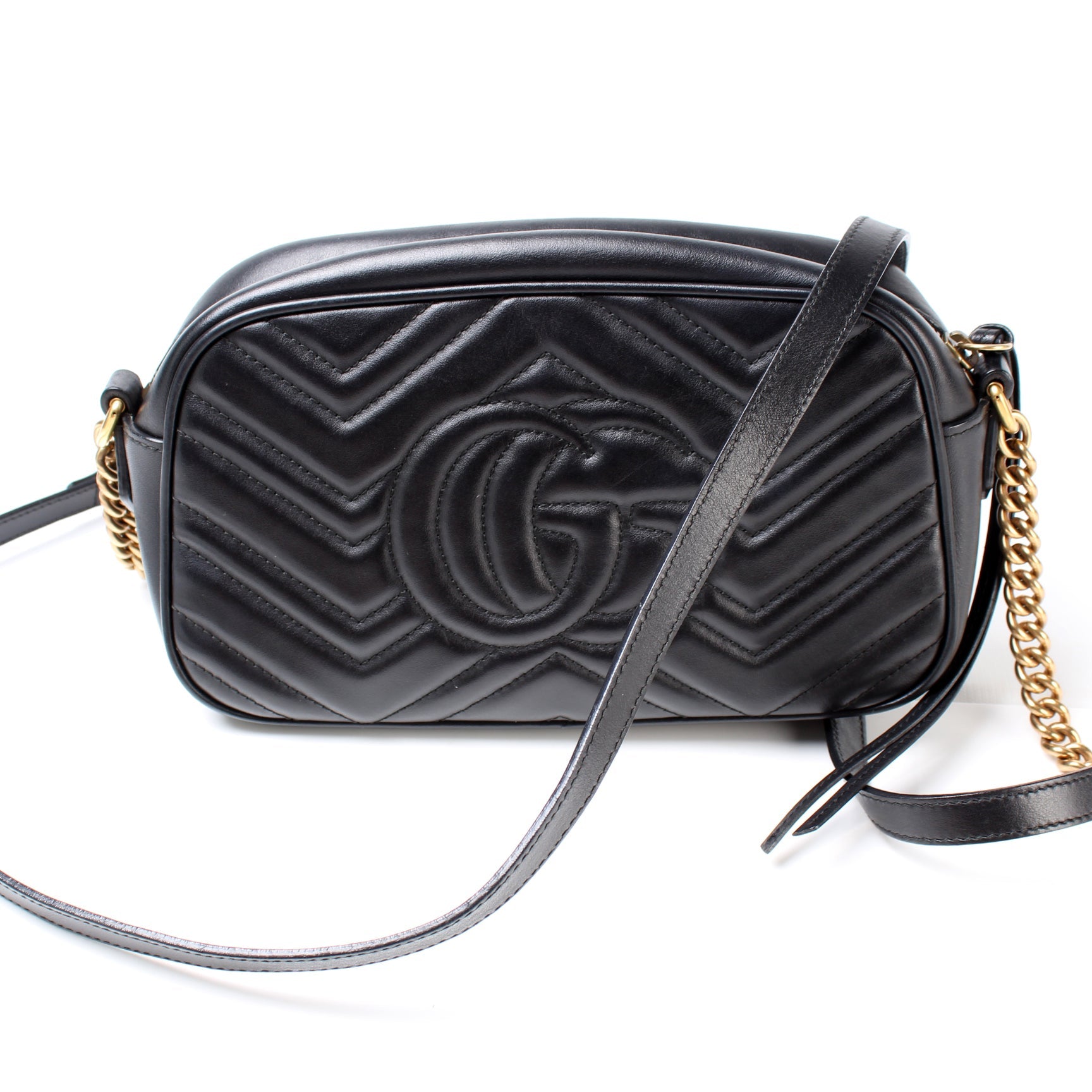 447632 Marmont Small Leather Camera Bag lbcase