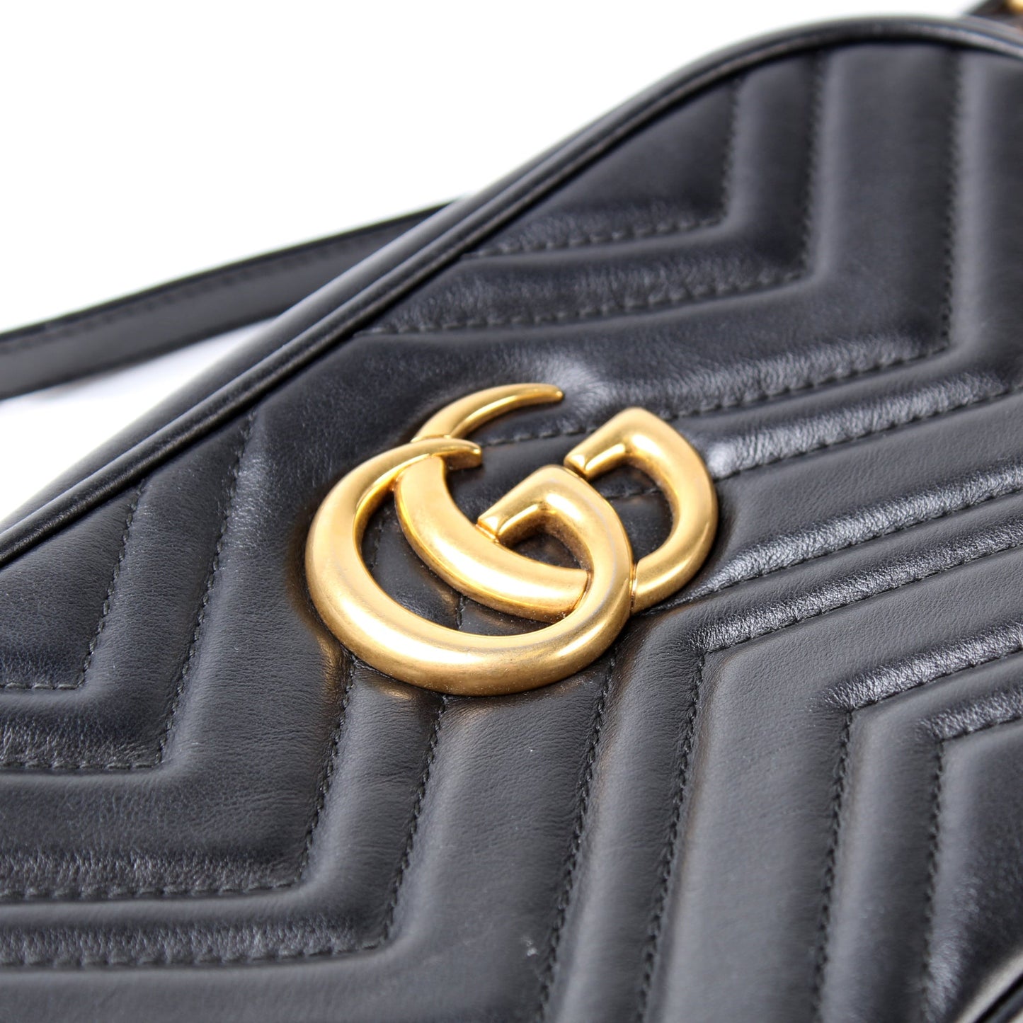 447632 Marmont Small Leather Camera Bag lbcase