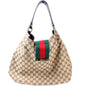 211933 GG Canvas Web Hobo lbcase