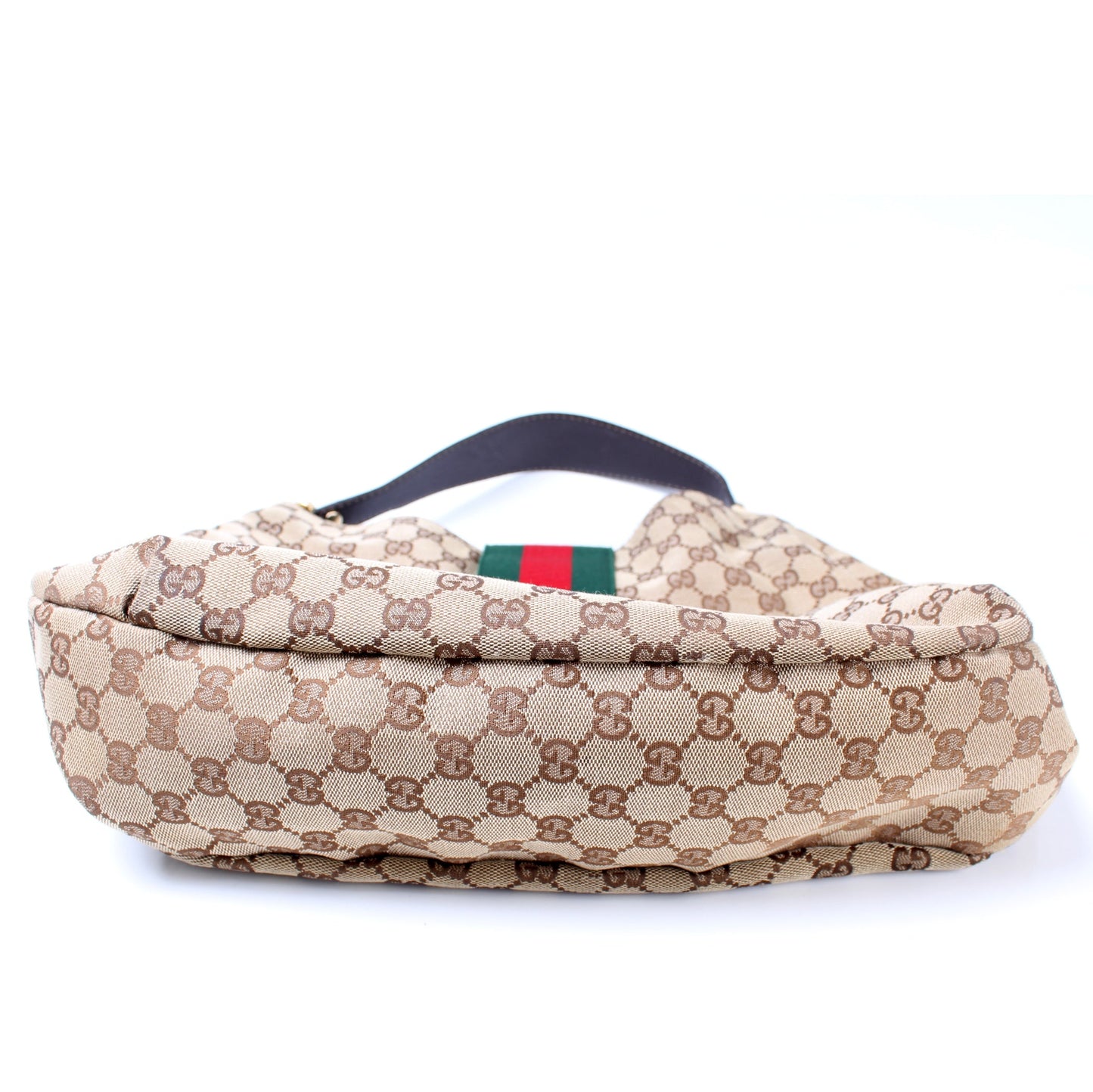 211933 GG Canvas Web Hobo lbcase