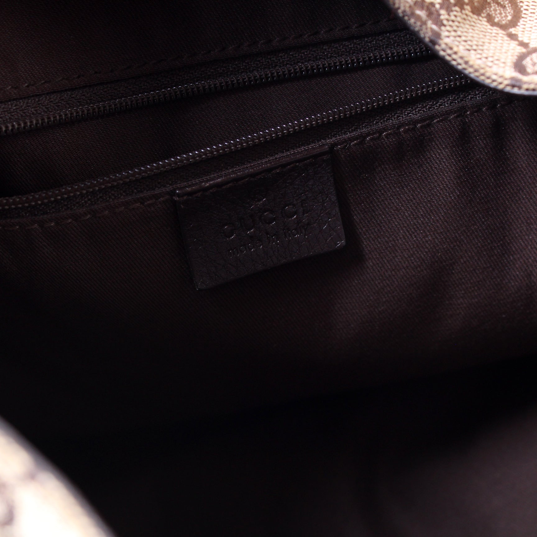 211933 GG Canvas Web Hobo lbcase