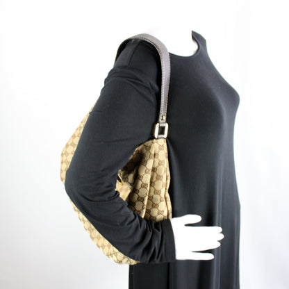 211933 GG Canvas Web Hobo lbcase