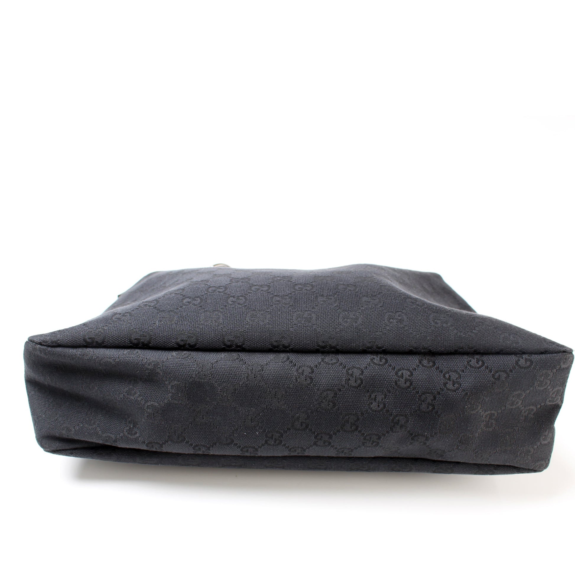 115867 GG Canvas Horsebit Hobo lbcase