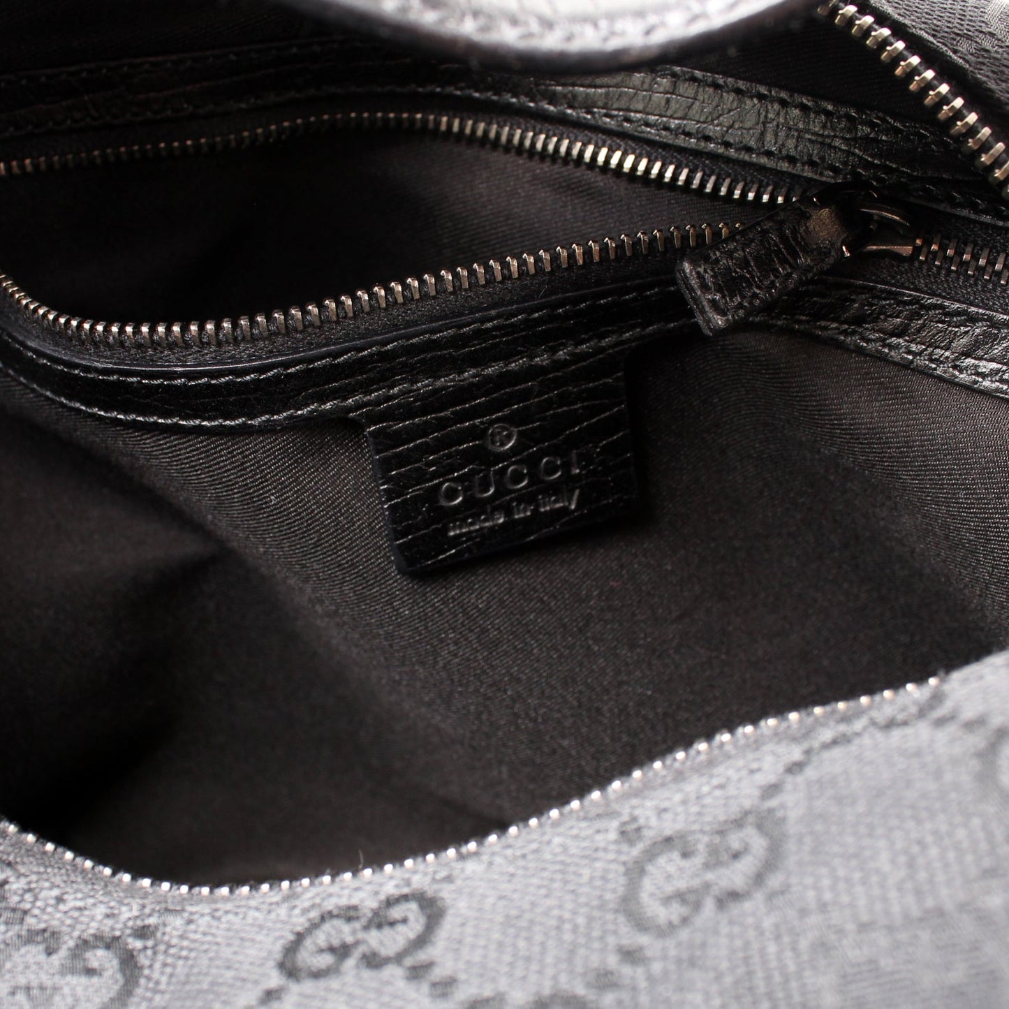 115867 GG Canvas Horsebit Hobo lbcase