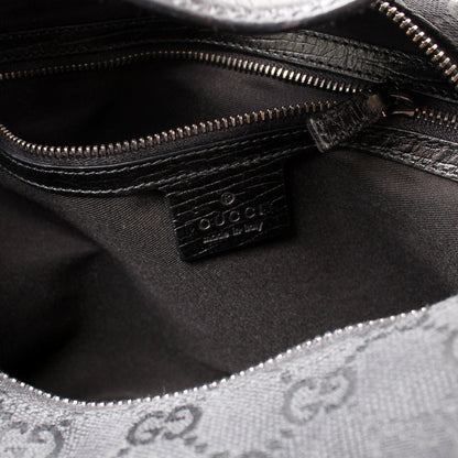 115867 GG Canvas Horsebit Hobo lbcase
