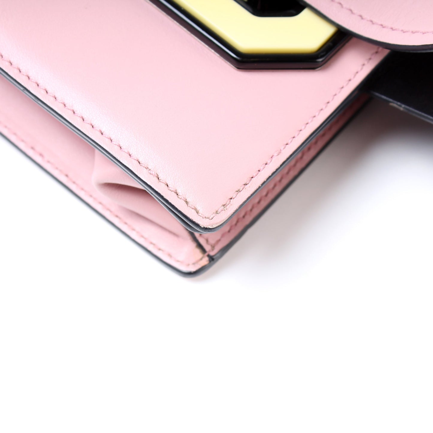 City Calfskin Plex Ribbon Shoulder Bag