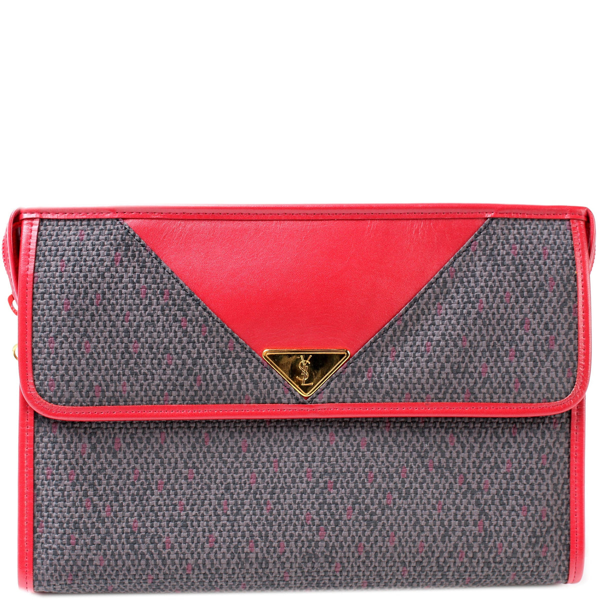 Vintage Canvas Clutch