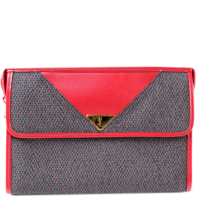 Vintage Canvas Clutch