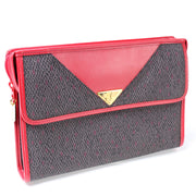 Vintage Canvas Clutch