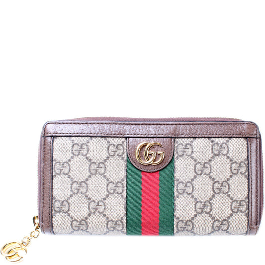 523154 GG Supreme Ophidia Zip Wallet lbcase