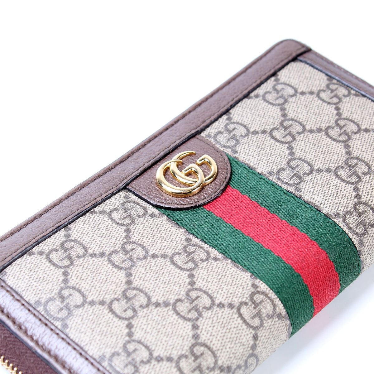 523154 GG Supreme Ophidia Zip Wallet lbcase