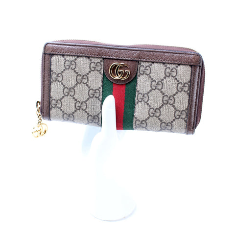 523154 GG Supreme Ophidia Zip Wallet