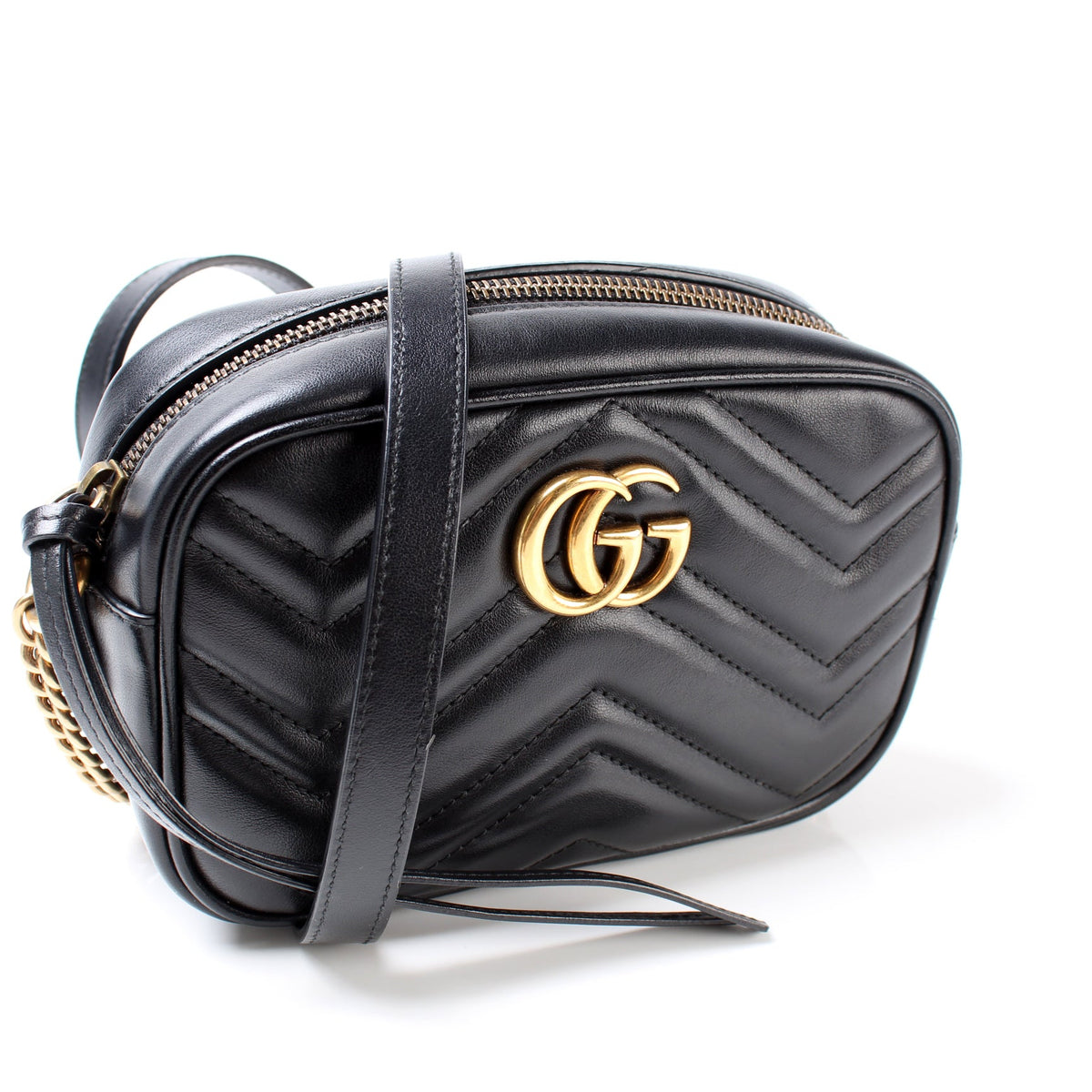 448065 GG Marmont Mini Camera Bag lbcase