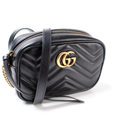 448065 GG Marmont Mini Camera Bag lbcase