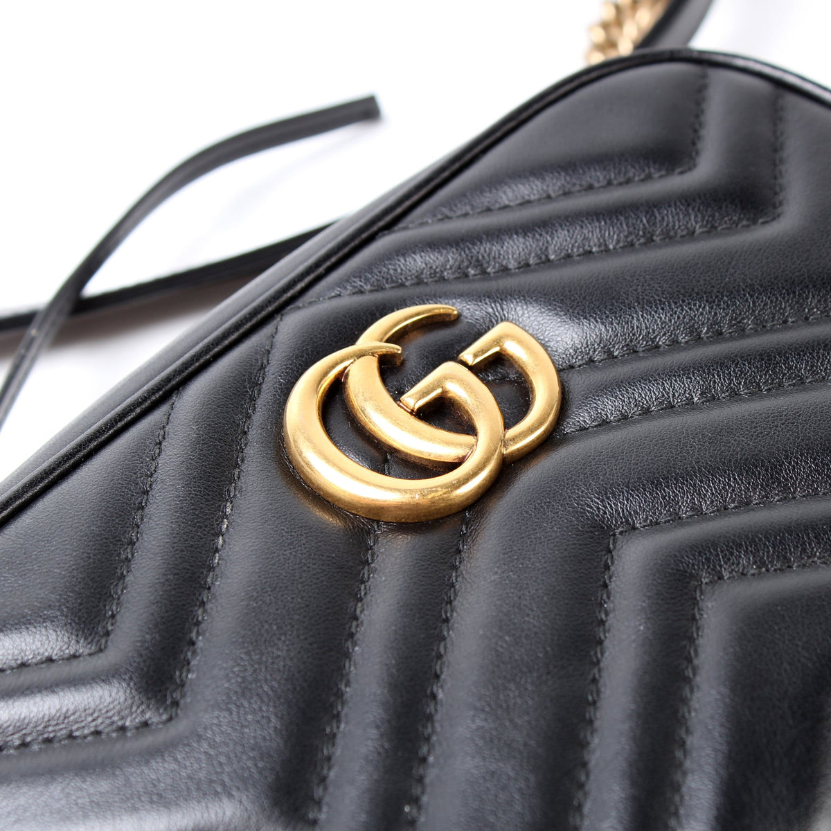 448065 GG Marmont Mini Camera Bag lbcase
