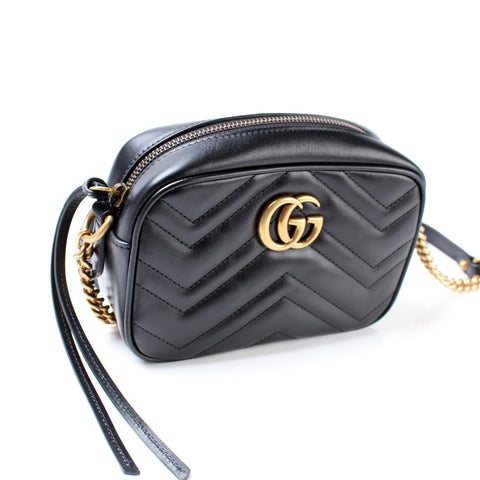 448065 GG Marmont Mini Camera Bag